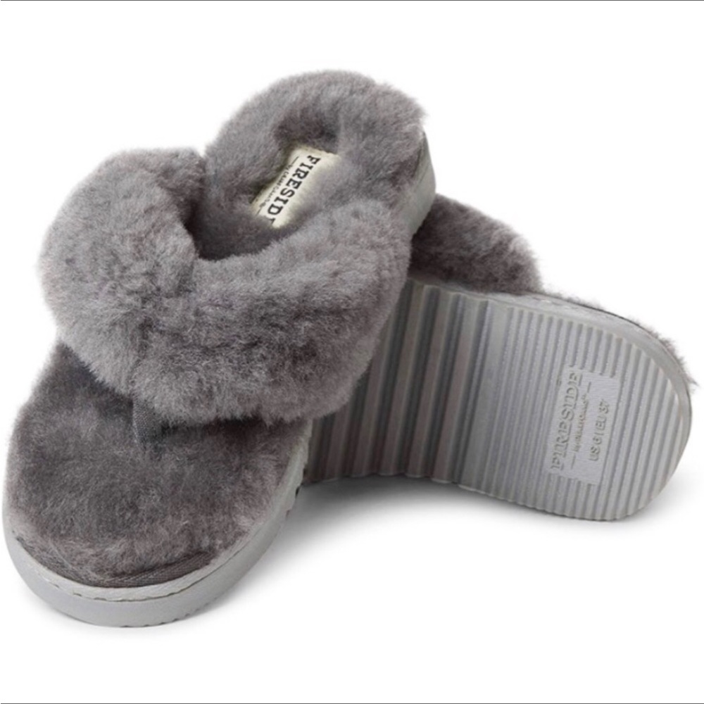 Fireside Auburn Genuine Shearling Slippers